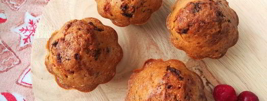 маффины с шоколадом и вишней. Шаг 6