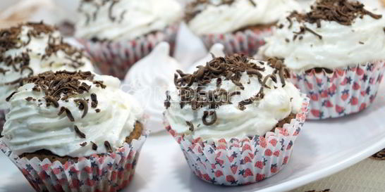 Маффины с вишней и шоколадом