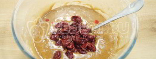 маффины с вишней и шоколадом. Шаг 9