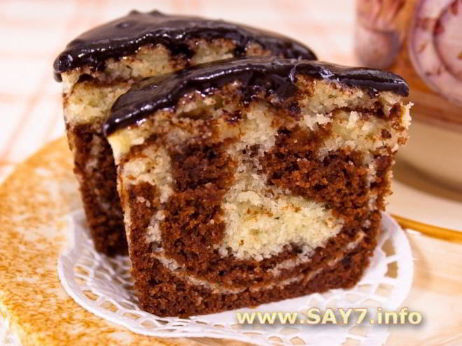 Рецепт маффинов зебра