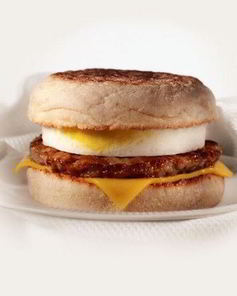 Макмаффин с яйцом и свиной котлетой