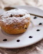 Морковные маффины с изюмом и орехами