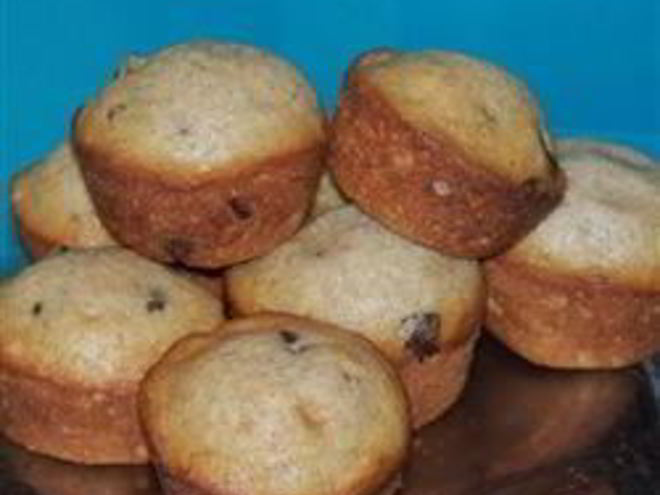 Рецепт низкокалорийных маффинов с бананами и шоколадом