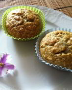 Овсяные маффины с бананом