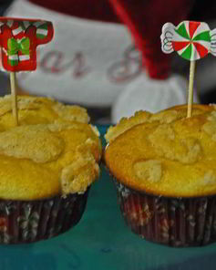 Праздничные Эгг-ног маффины