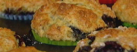 сахарные маффины с черничным джемом. Шаг 6