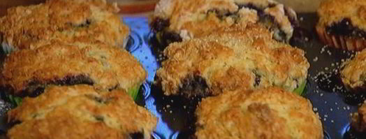 сахарные маффины с черничным джемом. Шаг 7