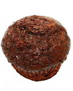 Шоколадные маффины с шерри в лимонной глазури