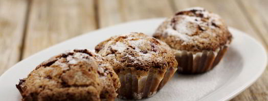 шоколадные маффины с вишней. Шаг 15