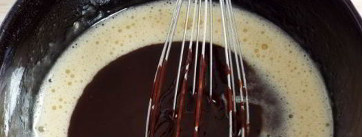 шоколадные маффины с жидкой начинкой. Шаг 9