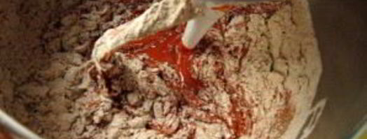 шоколадные маффины со сливочной глазурью. Шаг 3