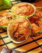 Творожно-банановые маффины