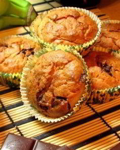 Творожно-банановые маффины