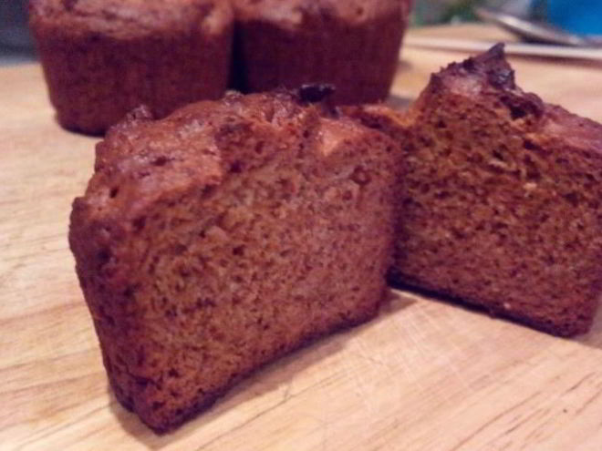 Рецепт вегана-маффинов с арахисовой пастой