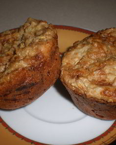 Яблочно-кабачковые маффины