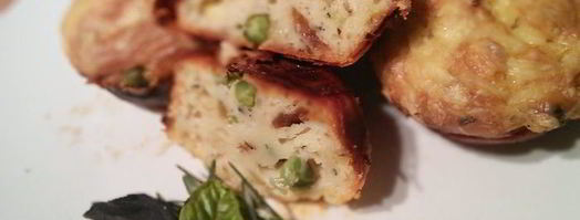 закусочные маффины в стаканчиках из чоризо-салями. Шаг 6