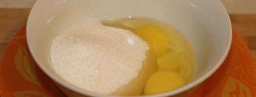 манник на кефире с яблоками. Шаг 4