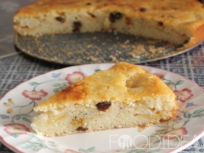 Рецепт манника с яблоками