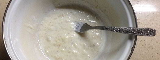 банановые оладьи с изюмом. Шаг 2