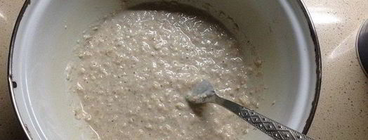 банановые оладьи с изюмом. Шаг 3