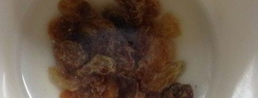 банановые оладьи с изюмом. Шаг 4