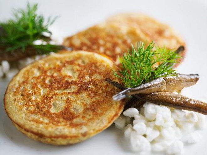 Рецепт гречишна-картофельных оладьи с гречневыми хлопьями nordic