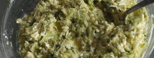 кабачково-сырные оладьи. Шаг 3