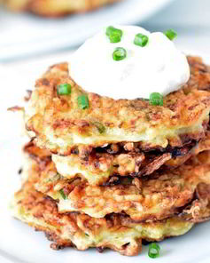 Кабачковые оладушки