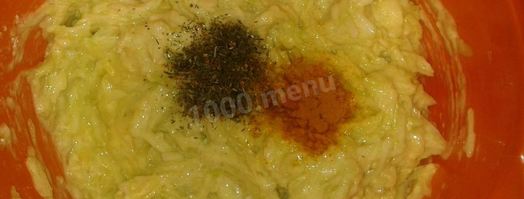 кабачковые оладьи с сосисками. Шаг 5