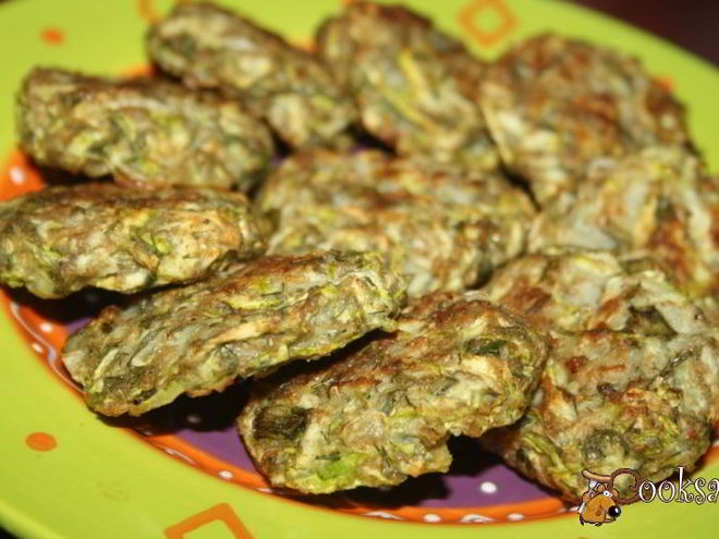 Рецепт кабачковых оладий в духовке без масла