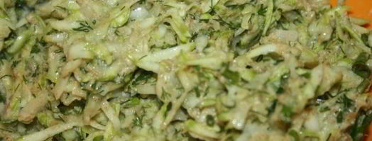 кабачковые оладьи в духовке без масла. Шаг 3