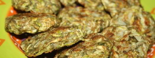 кабачковые оладьи в духовке без масла. Шаг 6