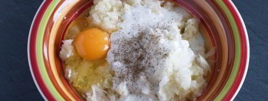 капустные оладьи на кефире. Шаг 6