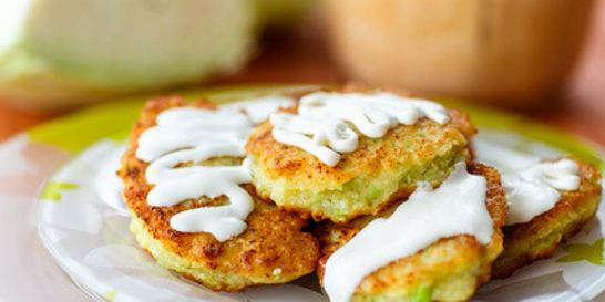 Капустные оладьи