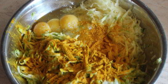 Картофельно-кабачковые оладьи