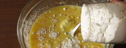 косматице оладьи из цветов черной бузины. Шаг 3