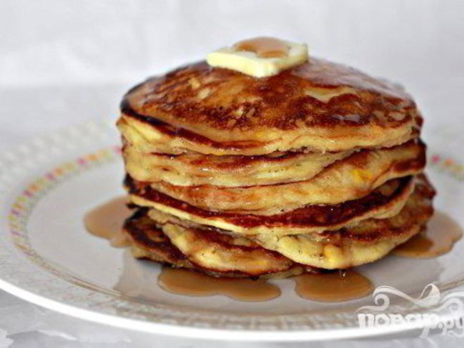 Рецепт кукурузных оладий