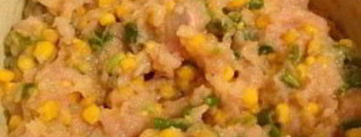 куриные оладьи с кукурузой. Шаг 3