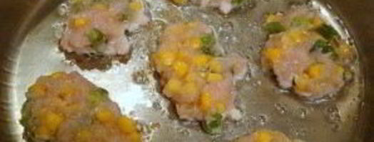 куриные оладьи с кукурузой. Шаг 4