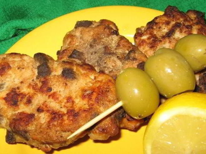 Рецепт куриных оладий с печенью