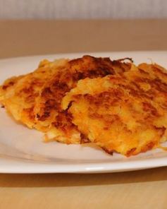 Морковно-яблочные оладьи