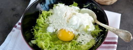 оладушки из кабачков для детей. Шаг 4