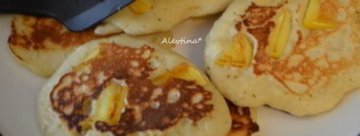 оладушки на кефире с яблоками. Шаг 5