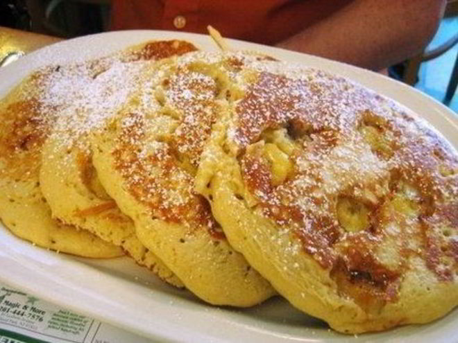 Рецепт оладий банановых на молоке