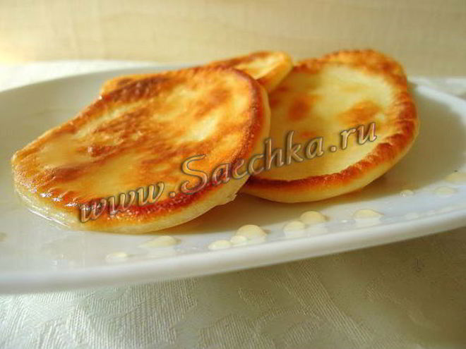 Рецепт оладий без яиц