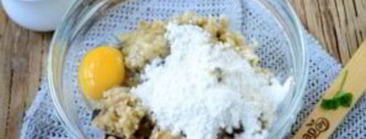 оладьи из баклажанов и картофеля. Шаг 3