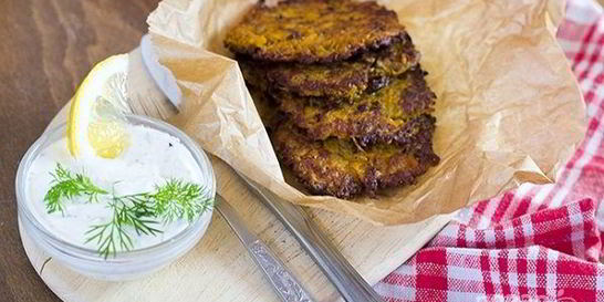 Оладьи из баклажанов