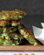 Оладьи из брокколи с сыром