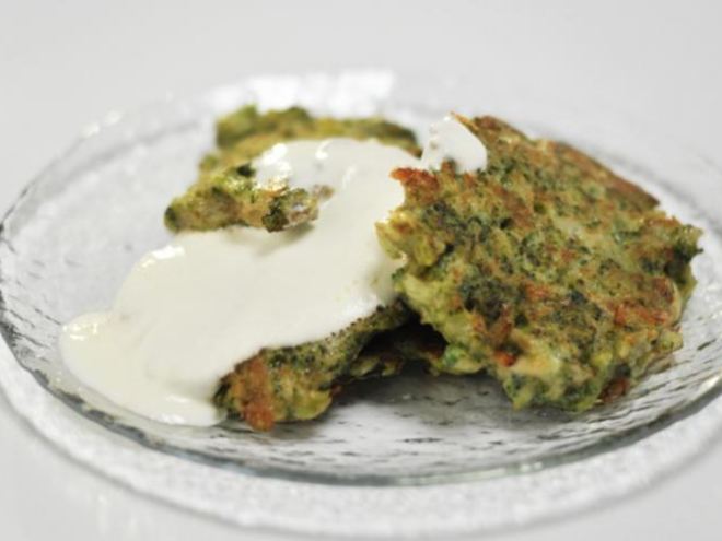 Рецепт оладий из брокколи