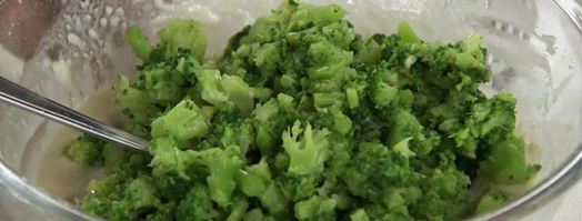 оладьи из брокколи. Шаг 3